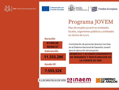 Programa JOVEM para fomentar la contratación de personas jóvenes...